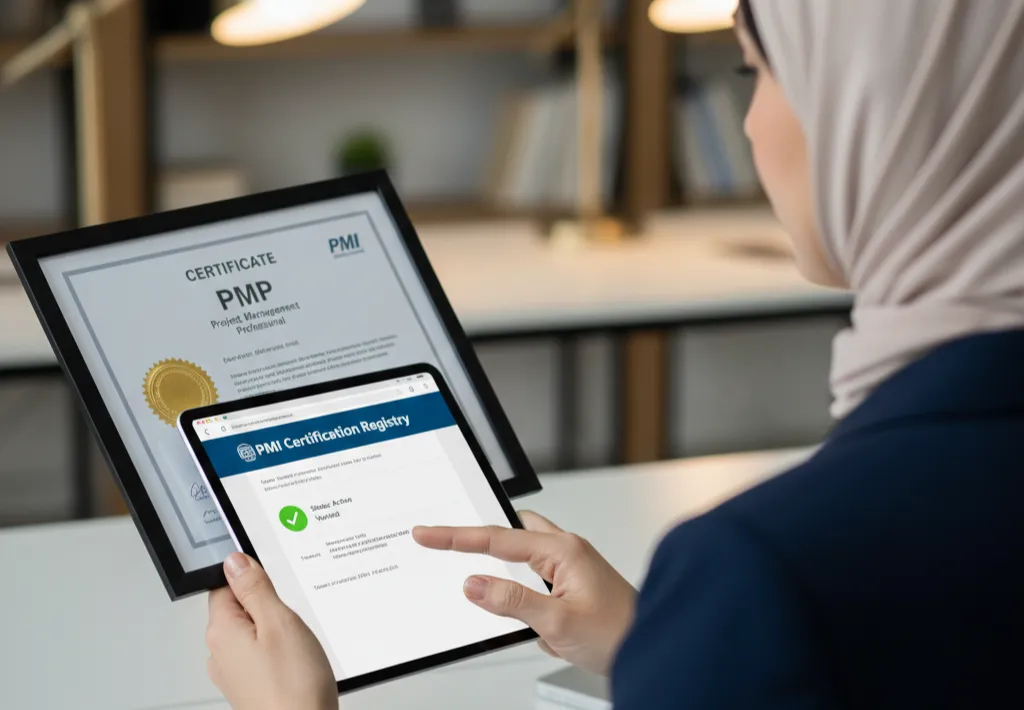 استعلام مدرک pmp