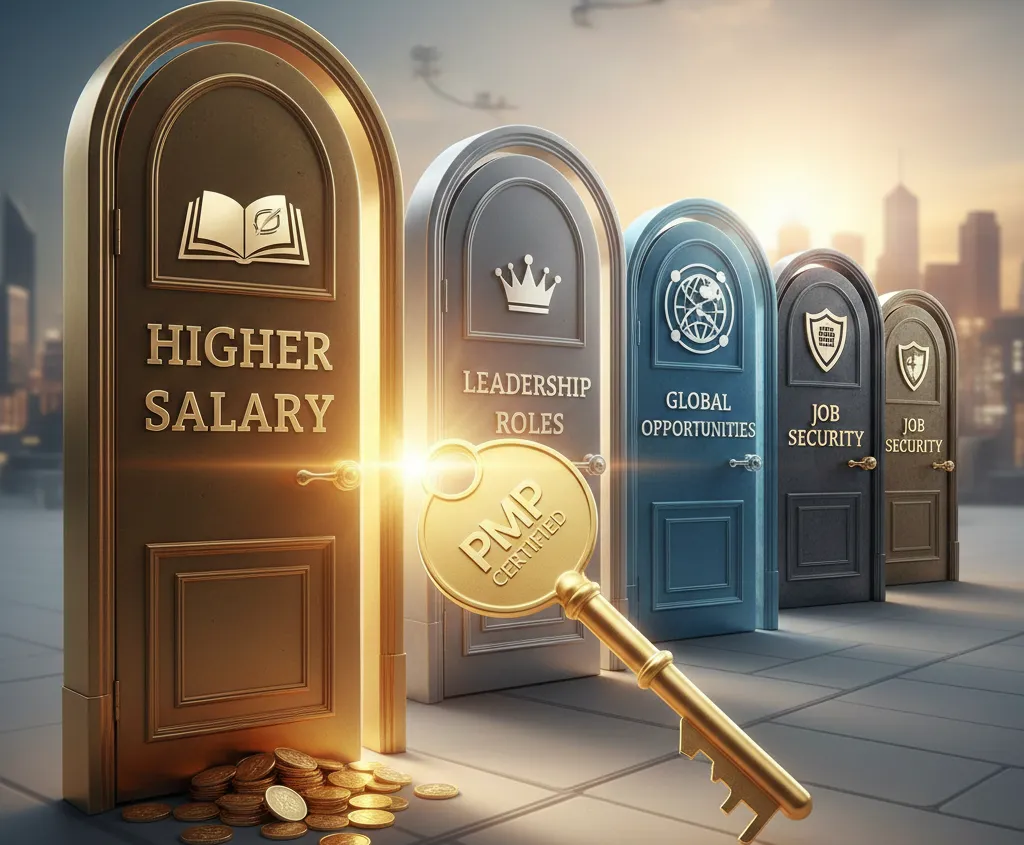 مزایای مدرک pmp